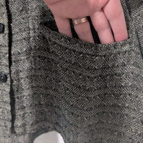 Flax | Jacquard V-Neck Jacket - Picture 4 of 6